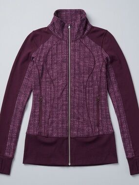 lululemon athletica Plum Full-Zip Bomber Jacket